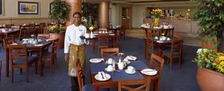 Sibaya Lodge Breakfast Room Waiter 1862