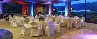 Sun City Lost City Golf Course Crocodile Lounge Dinner Setup