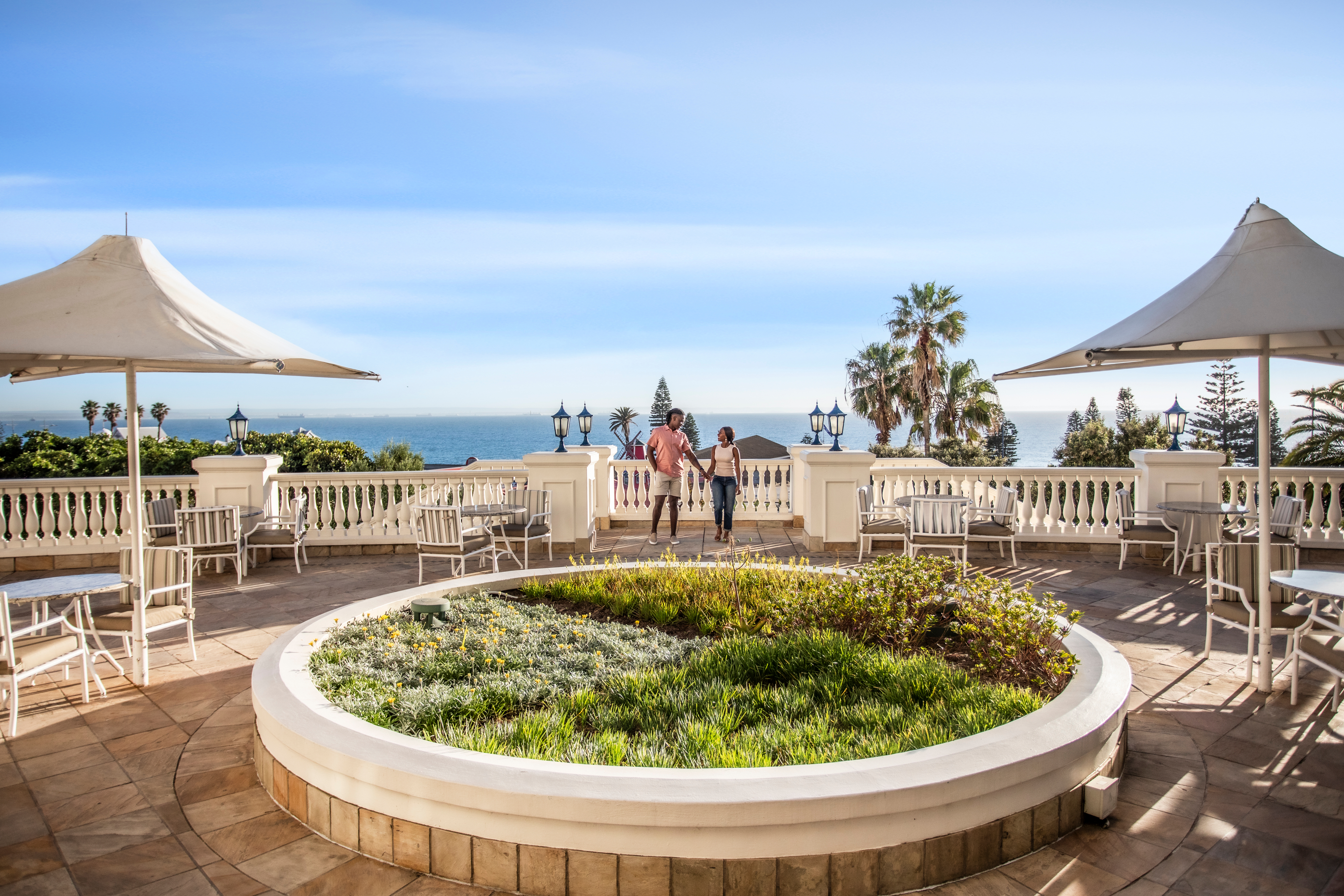 Boardwalk Gardens With Sea View
