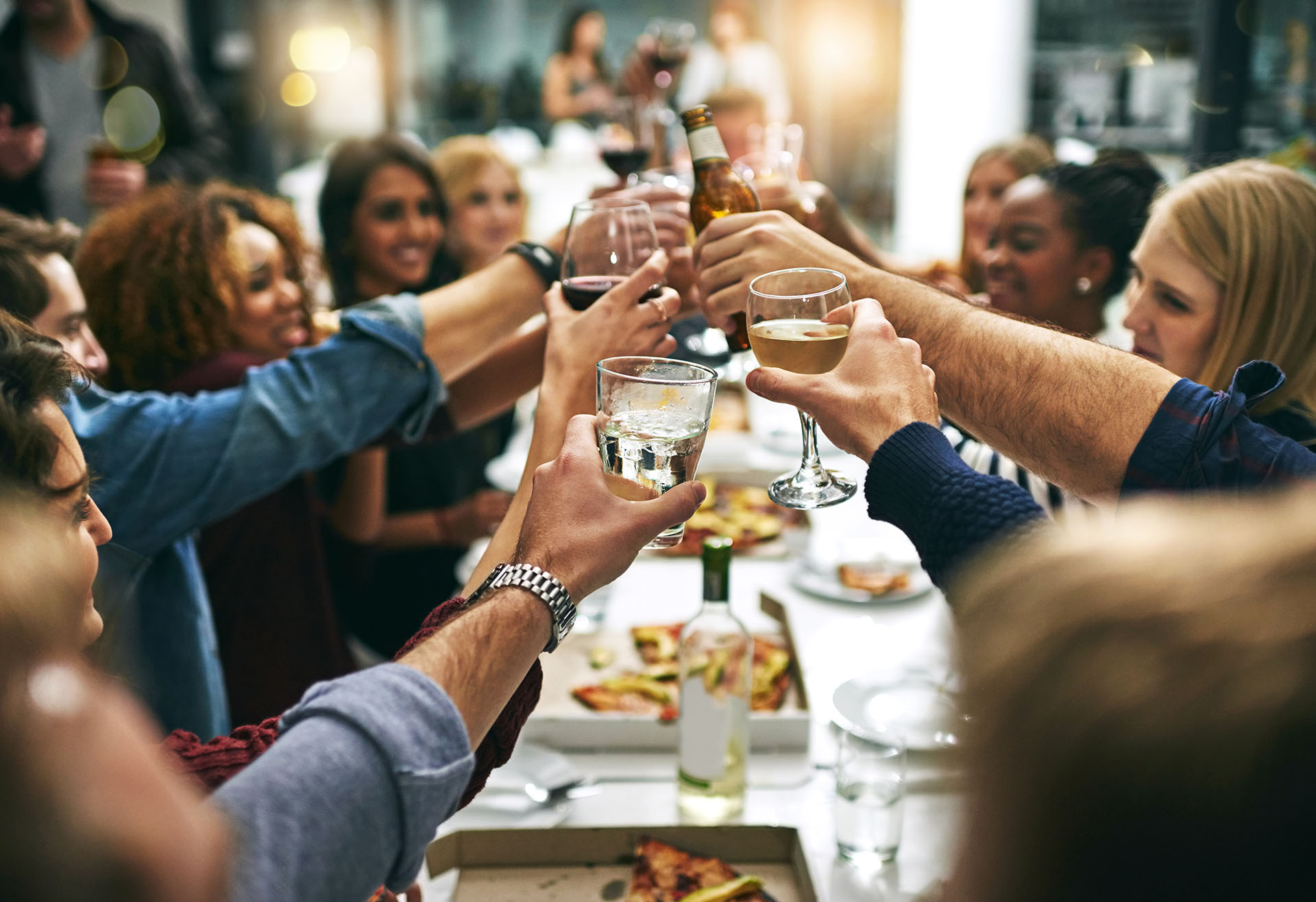 Sun Celebrations Friends Night Out Drinks Cheers