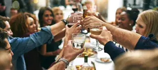 Sun Celebrations Friends Night Out Drinks Cheers