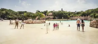 Sun City Valley Of Waves People Blurred