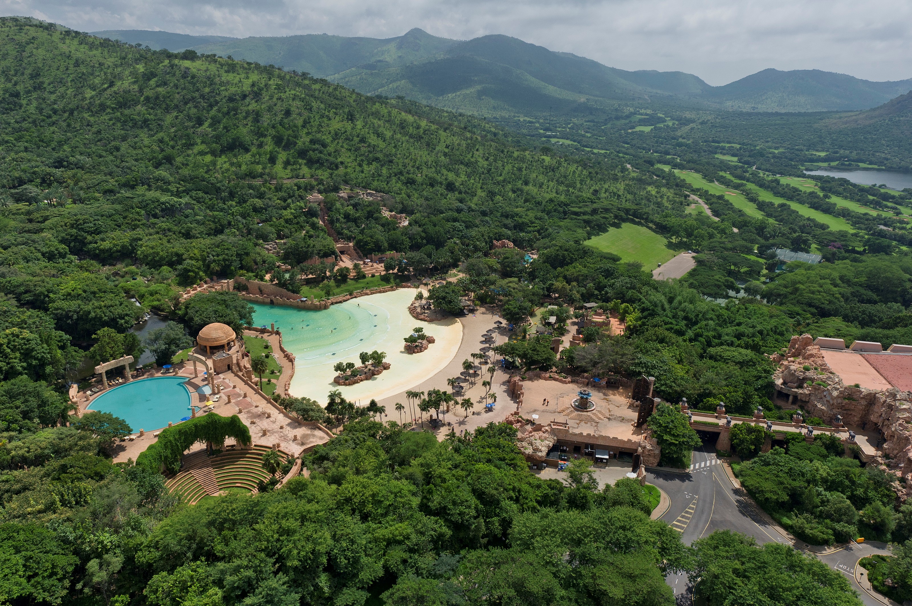 Sun City Aerial Valley In Waves Gary Player Golf Course