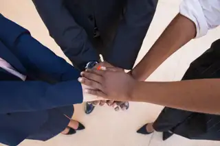 Corporate Governance Teamwork Support Friendship Hands Web