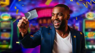 Man Holding Platinum Mvg Card