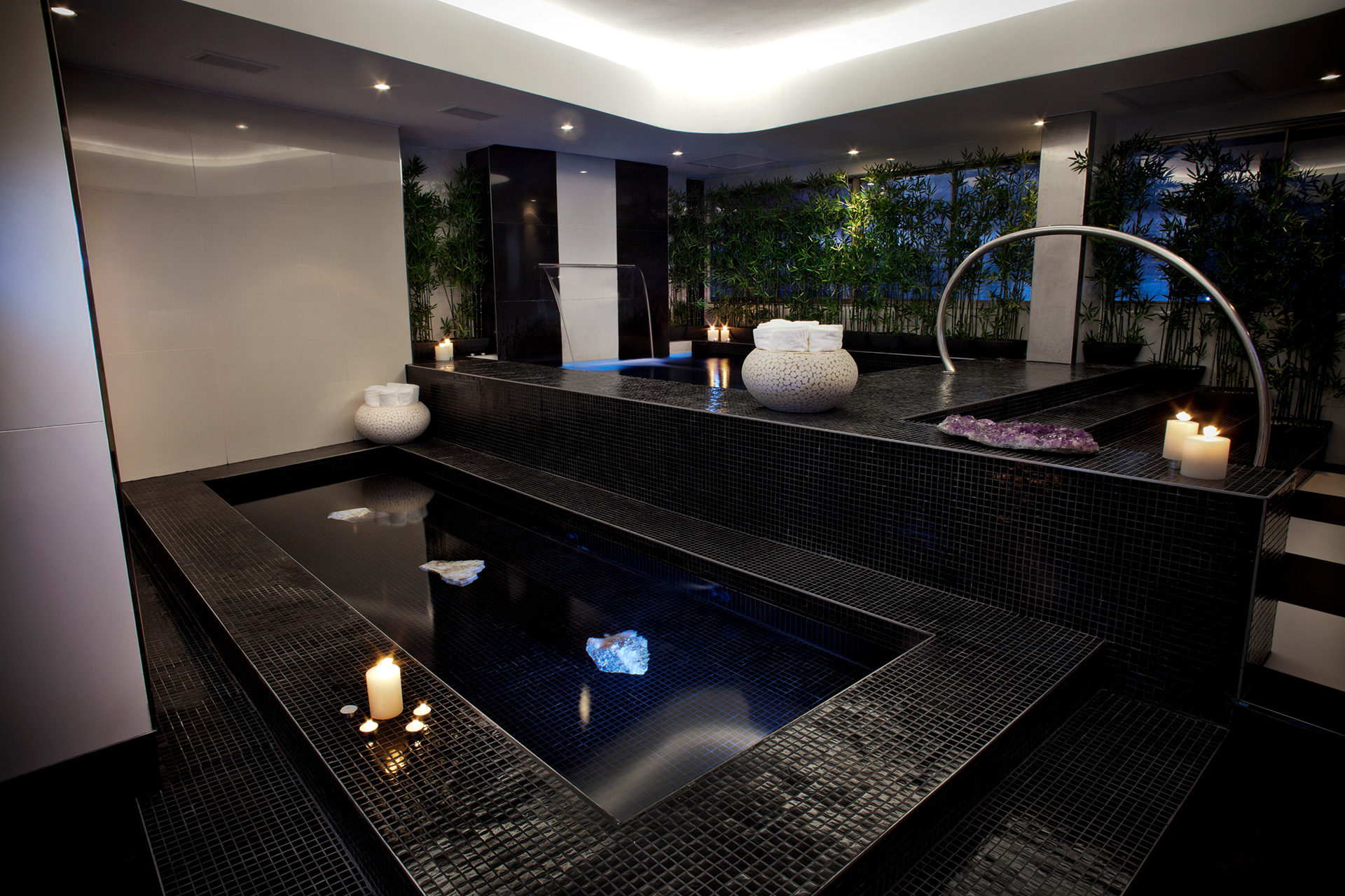 Maslow Pool Area With Garden