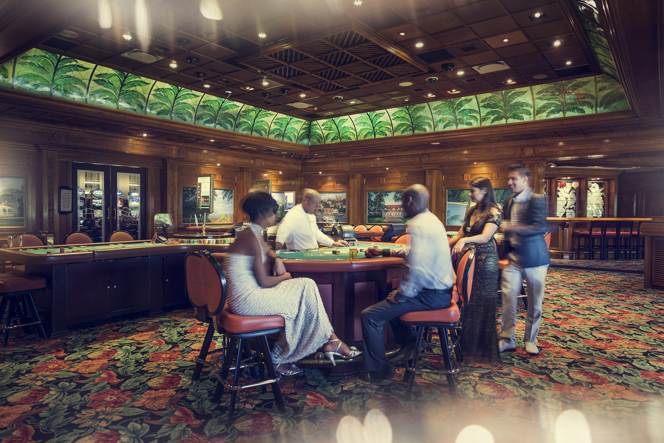 Wild Coast Casino Salon Prive Plantation Room Tables Blurred 2