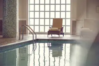 Boardwalk Indoor Swimming Pool 3 Blurred
