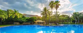 Sun City Hotel Signature Pool Exterior Day