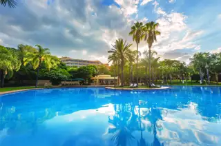 Sun City Hotel Signature Pool Exterior Day