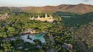 Sun City Aerial View Of The Palace And Valley Of Waves