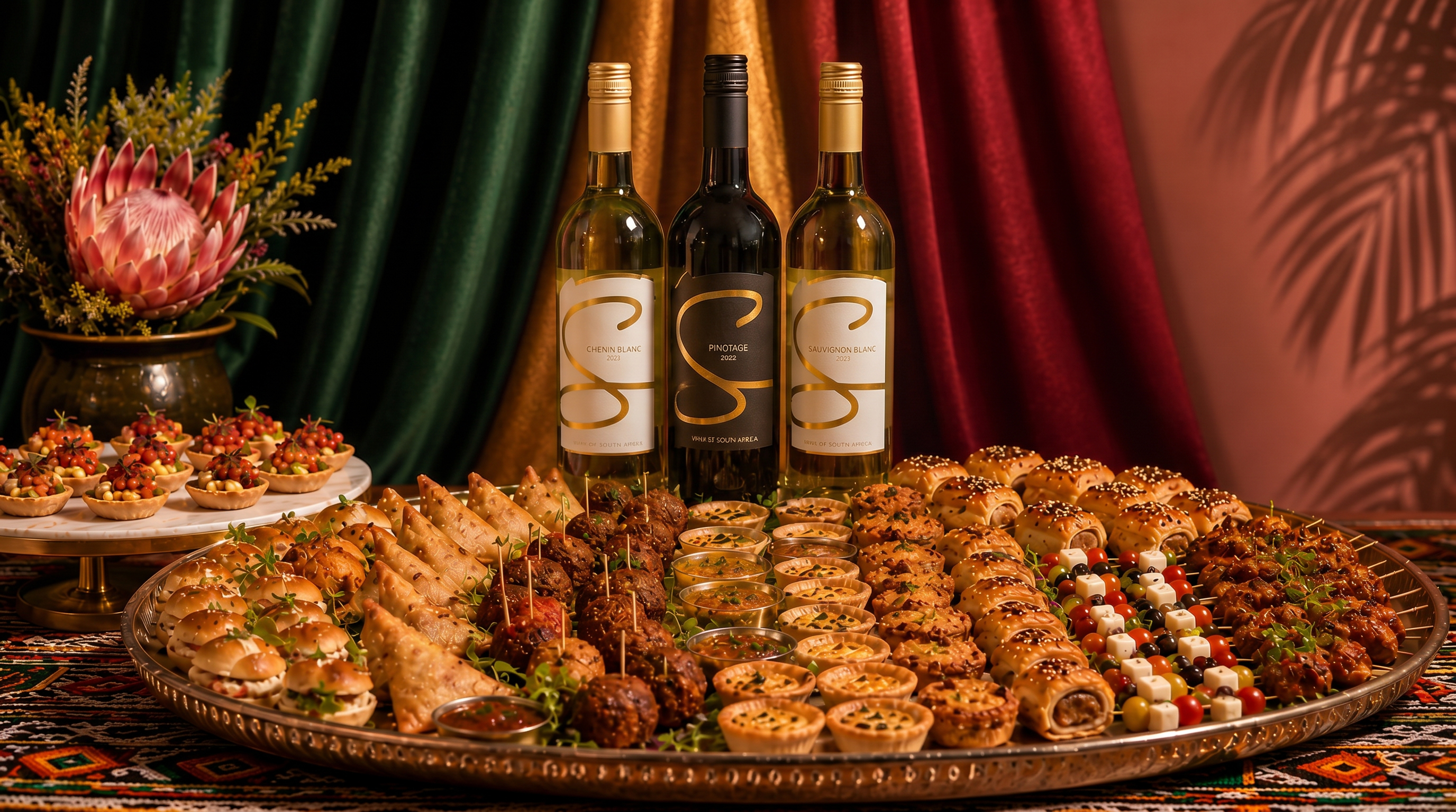 Magnific Year End Function Table With Wines