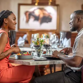 Sun City Palace Grill Room Couple Dinner