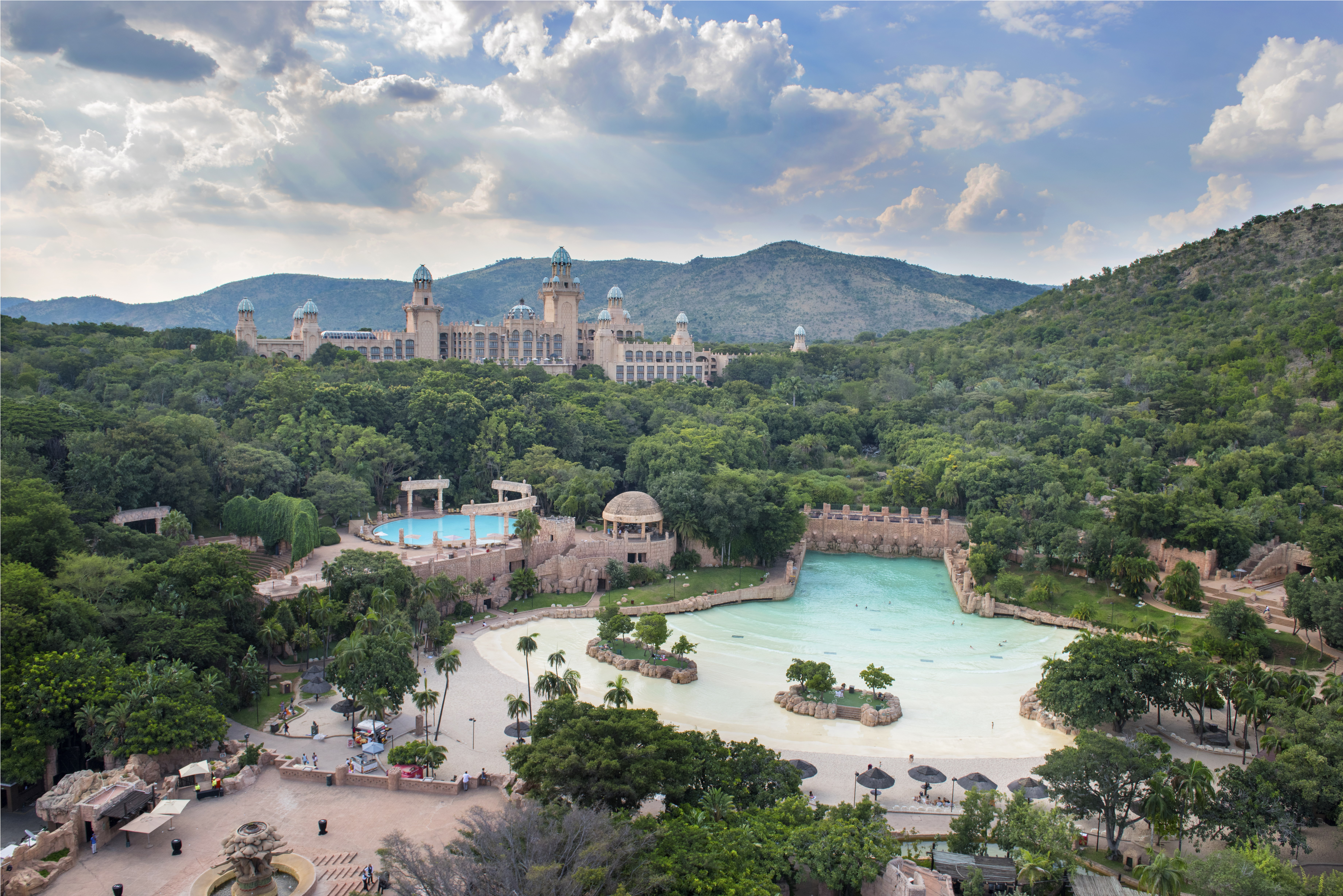 Sun City Valley Of Waves And The Palace Aerial 2