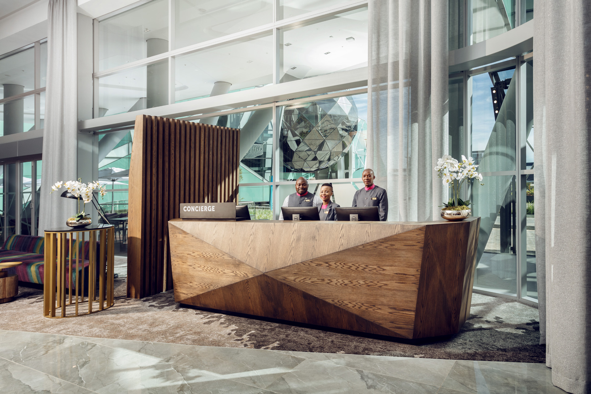 Tsq The Maslow Time Square Concierge Desk Lobby