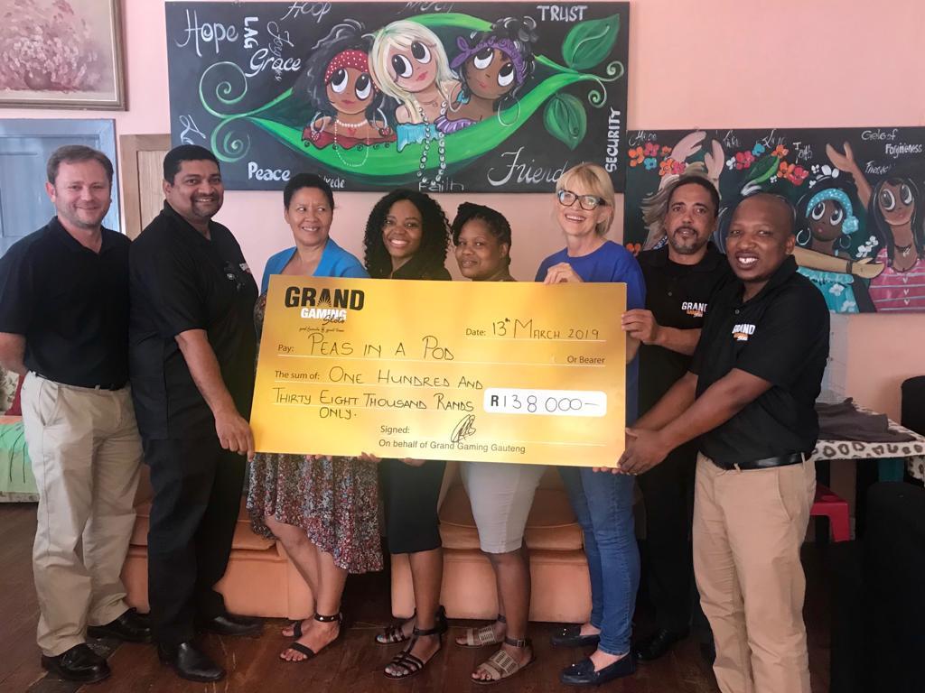 Grand Gaming Gauteng Peas In A Pod Urbanvest Foundation