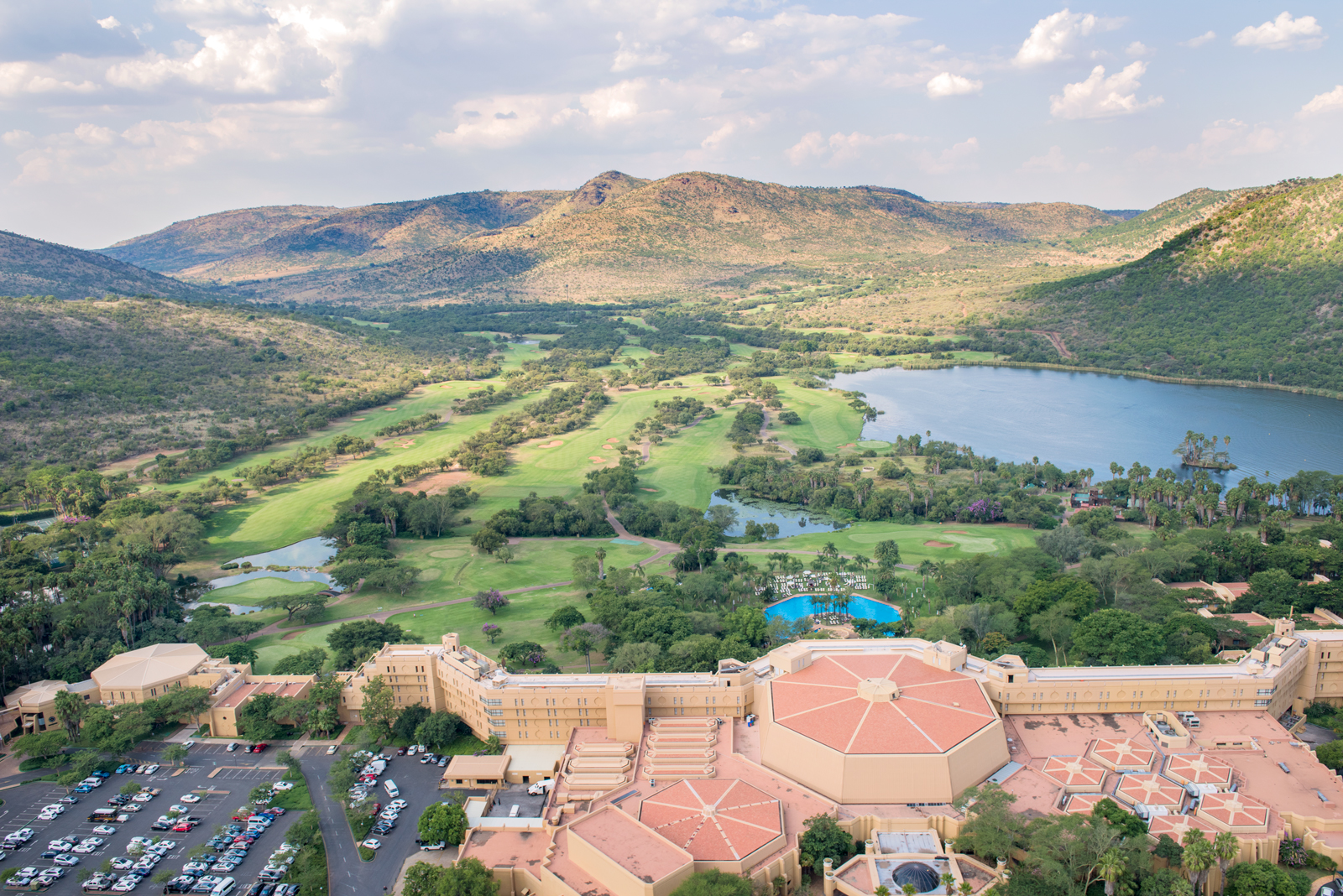 Sun City Aerial Soho Gary Player Golf Course