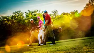 Group Of Golfers