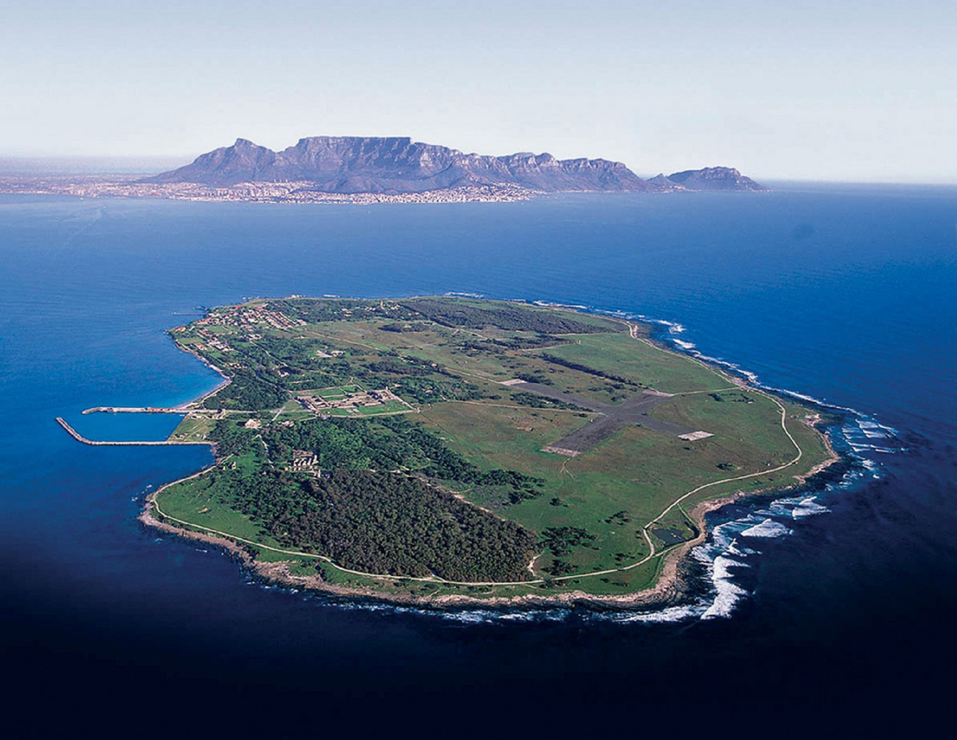 Table Bay Aerial Robben Island Web