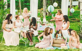 Sun Celebrations Women Desserts Drinks Picnic