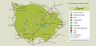 Pilanesberg National Park Map