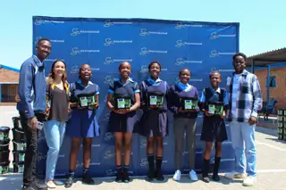 Corp Investors Int Girl Child Day Palesa Pads