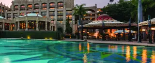 Sun City Palace Exterior Night Signature Shot