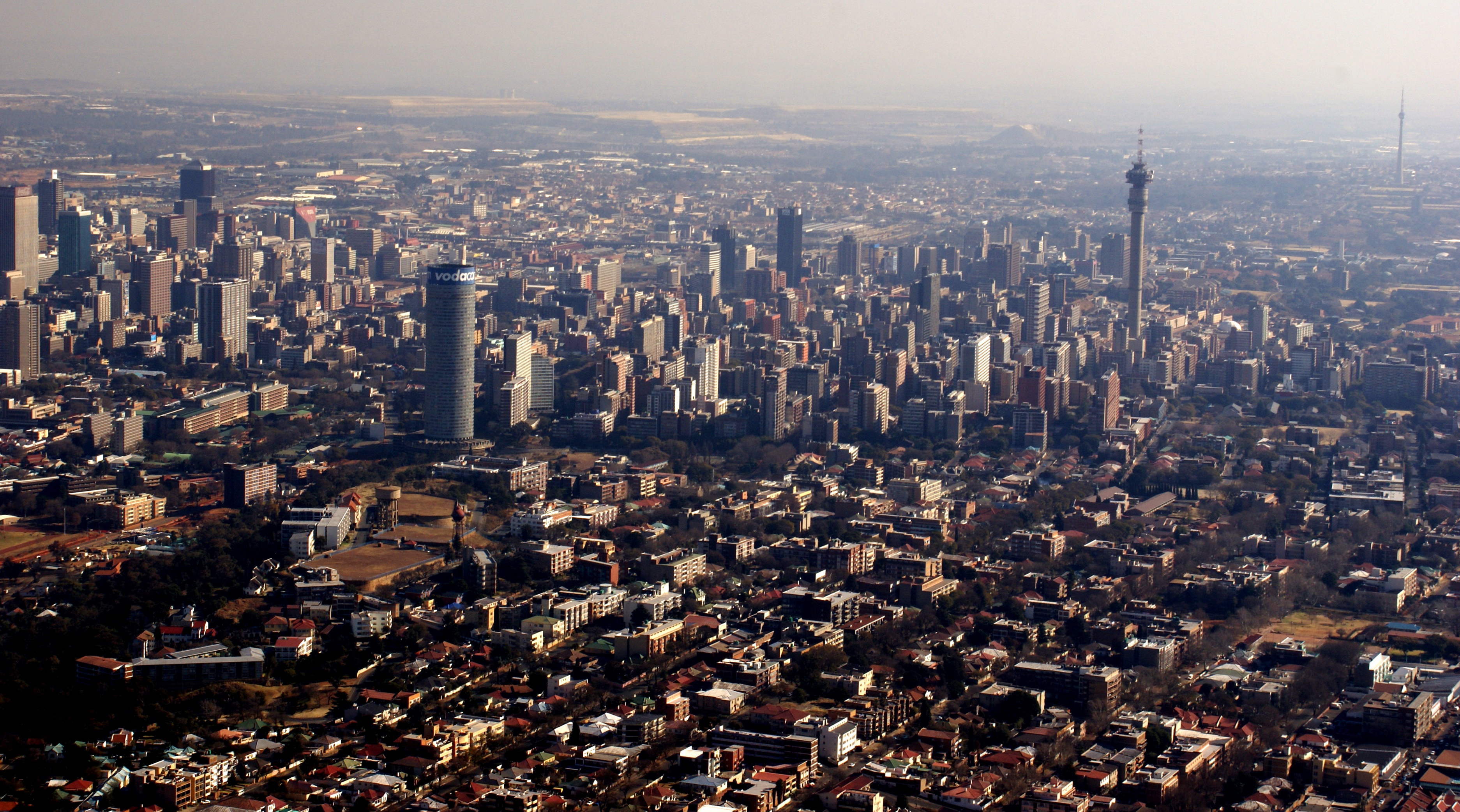 Aerial View Of Johannesburg