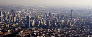 Aerial View Of Johannesburg
