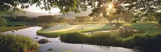 Sunr Gary Player Country Club 9Th Hole Par 5 1 Pano Hires