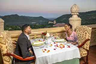 Sun City The Place King Tower Romantic Table Setting